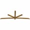Ekena Millwork Alberta Rough Sawn Timber Gable Bracket, Western Red Cedar, 108"W x 40"H x 2"D x 4"F, 9/12 Pitch GBW108X40X0204ALB00RWR - alternate 4